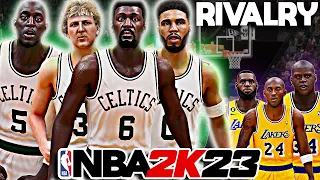All-Time Comp Matchup Between THE RIVALRY Celtics & Lakers! NBA 2K23
