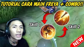 TUTORIAL FREYA EXP MAIN CEPAT + COMBO FREYA SKILL 1 & SKILL 2 ! -Mobile Legends