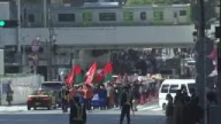 Burmese in Japan march in protest of military coup