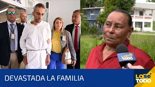 DEVASTADA LA FAMILIA DE LOS HERMANOS ASESINADOS POR ROY KARAKOZIAN FRENTE AL TRIBUNAL DE CAGUAS