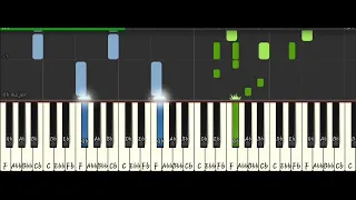 Green Apelsin - Станцую на твоей могиле piano tutorial