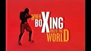 When Boxing Ruled the World: BBC One (Thursday 19th April 2001)