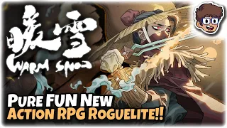 PURE FUN NEW ACTION RPG ROGUELITE! | Let's Try: Warm Snow | Gameplay