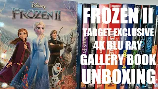 Frozen II Target Exclusive 4K Blu Ray Gallery Book Unboxing