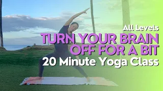 20 Minute Yoga Class - Turn Your Brain Off for a Bit