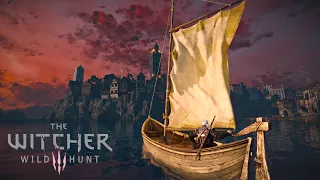 [4K] Witcher 3 Next Gen - Relaxing sailing and exploration of Novigrad