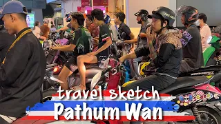 Travel Sketch • Sketching Pathum Wan in Bangkok