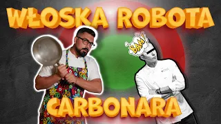 Carbonara dla Pana Okrasy. Tak to się robi we Włoskiej restauracji! Wloska Robota