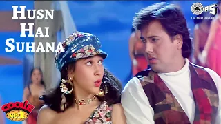 Husn Hai Suhana | Coolie No. 1 | Govinda & Karisma Kapoor | Abhijeet & Chandana Dixit | 90's Hits