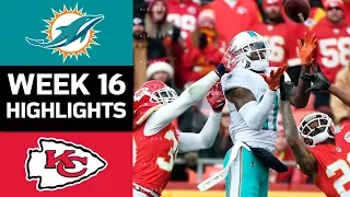 Dolphins vs. Chiefs | NFL Week 16 Game Highlights