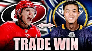 THE FORGOTTEN SABRES TRADE WIN (Buffalo, Carolina Hurricanes: Jeff Skinner / Cliff Pu) NHL News 2023