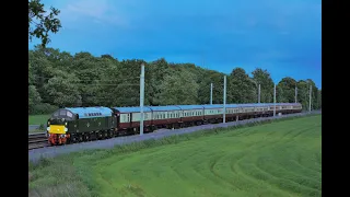 40013 passing Winwick Junction on 1Z72