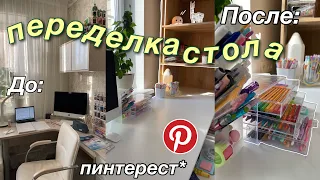 ПОЛНАЯ ПЕРЕДЕЛКА и ОРГАНИЗАЦИЯ Рабочего Стола *pinterest