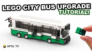 EASY LEGO CITY BUS UPGRADE (Tutorial!) - Upgrade your LEGO City Bus Set!