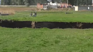 Massive sinkhole opens in Mexico, looks like a canyon