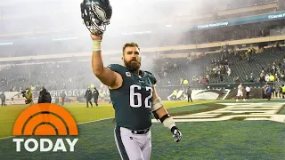 Eagles’ Jason Kelce and wife Kylie on life in the NFL and documentary “Kelce”