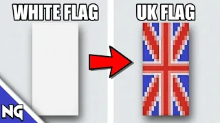 How To Make a 20 Country Flag Banner Designs in Minecraft: Pocket Edition