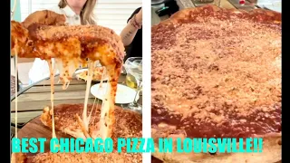 BEST CHICAGO PIZZA IN LOUISVILLE? | LOU LOU ON MARKET | Louisville, Kentucky
