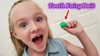 Tooth Fairy Caught on Camera! Trinity Loses Her Tooth!