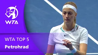 WTA TOP 5 z Petrohradu: Čtyři esa Petry Kvitové v řadě a málo známé pravidlo