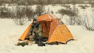 Camping In Snow With Freezing Temperatures