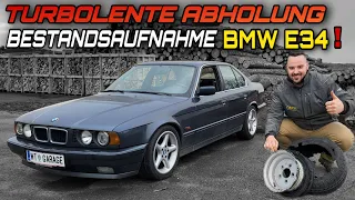 Abenteuerliche ABHOLUNG! - BMW E34 520i Bestandsaufnahme | WT-GARAGE