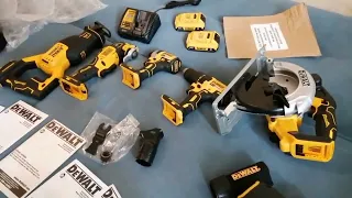 Распаковка: набор аккумуляторного инструмента Dewalt DCKSS676D2 Brushless Cordless 6-Tool Combo Kit