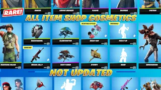 (RARE) All Item Shop Cosmetics Not Updated! Fortnite