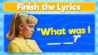 Finish the Lyrics | Popular 2023 Songs Music Quiz