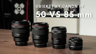 Canon RF - Tanie VS drogie obiektywy 50 i 85 mm