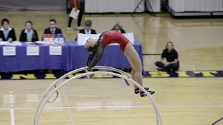 World Championships in Gymwheel 2016   Cheyenne Rechsteiner straight line 3rd Place