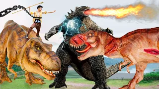 New Hollywood Movie (2023) Dinosaur Attack | T-rex Chase 5 | Jurassic Park 6 | Dinosaur | Ms.Sandy