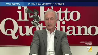 Ucraina, la stoccata di Marco Travaglio: "Draghi va a ritirare la lista delle armi da ...