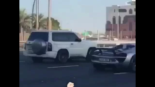 Porsche 918 Spyder VS Nissan VTC Patrol