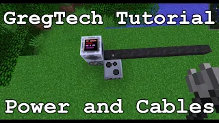 GregTech Power and Cables Explained [Tutorial]