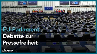 Debatte zur Pressefreiheit im EU-Parlament am 03.05.22