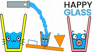 Happy Glass Gameplay Walkthrough All Level 411-450 All Hidden Hints Revel (by Lion Studios)