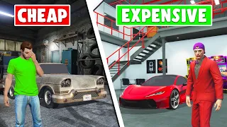 Build The MOST EXPENSIVE Auto Shop Challenge! (GTA 5 DLC)