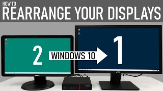 How To Adjust Your 2nd Monitor From Left To Right In Windows 10 | FOR BETTER PRODUCTIVITY (Updated)