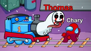 When You See THOMAS THE TRAIN.EXE in Among Us, RUN AWAY FAST! (SCARY)