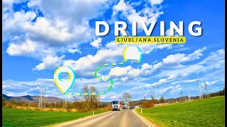 Sunny Day Drive in Ljubljana: A Scenic 4K Journey Through Slovenia's Capital