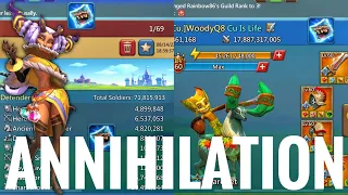 ☠️71 MILLION TROOPS GONE IN 10MINUTES - WOODYQ8 ANNIHILATING YOUR TROOPS FT Cu. - Lords Mobile