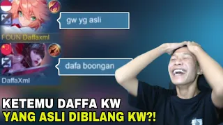 KETEMU DAFFA KW YANG ASLI DIBILANG KW?! MARI KITA KASIH PAHAM SIAPA YANG ASLI!! - Mobile Legends