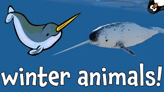 Winter Animal Sounds! Learning About Winter Animals for Kids