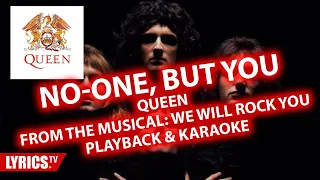 No‐One but You (Only the Good Die Young) | QUEEN | Karaoke & Playback & Backing track