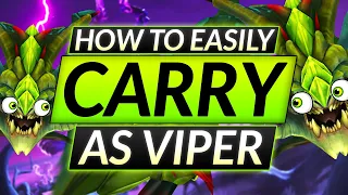 EASIEST WAY to  HARD CARRY as VIPER - INSANE Tips for EVERYONE - Dota 2 Guide