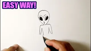 How to draw an alien | EASY DRAWING IDEAS