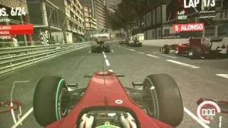 F1 2010 game Monaco gameplay GC'10 NEW!!