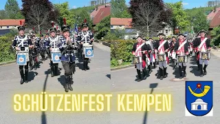 Schützenfest in Kempen / Horn-Bad Meinberg Festumzug Parade Mai 2024 Horrido 😃🥁🎺