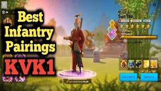 Best Open Field Infantry Pairings For KVK 1 | Rise Of Kingdoms